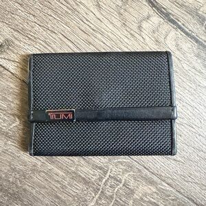 TUMI Key Case Black Men's Tri Fold